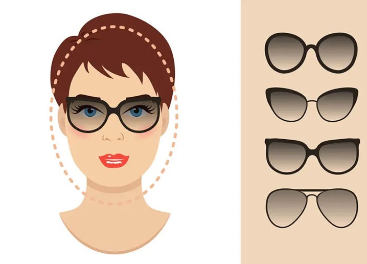 فریم های مناسب فرم بیضی صورت در پامیشا