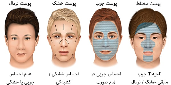 انواع پوست در انسان در پامیشا