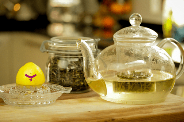 دمنوش چای سبز سم زدای پامیشا