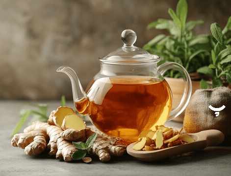 دمنوش زنجبیل پامیشا