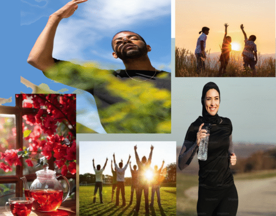 دختر با لباس ورزشی و دمنوش – زیبایی و سبک زندگی تابستانی