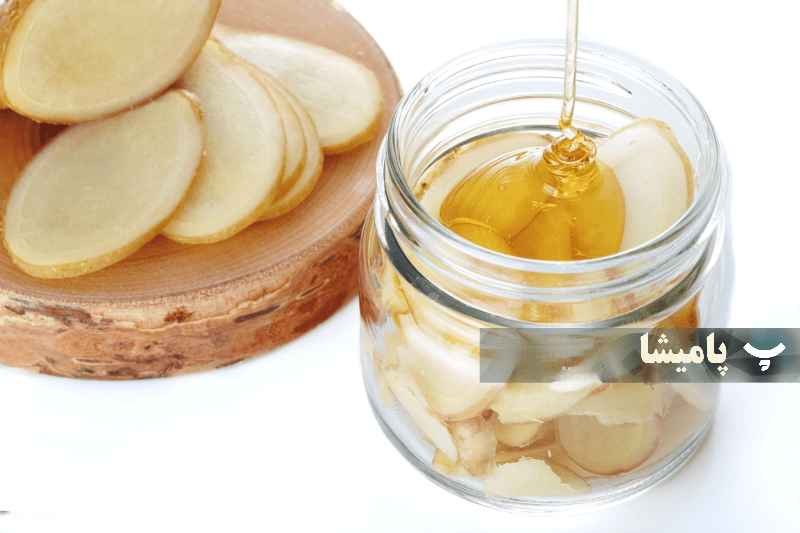 عسل و زنجبیل — ضد باکتری و ضد جوش